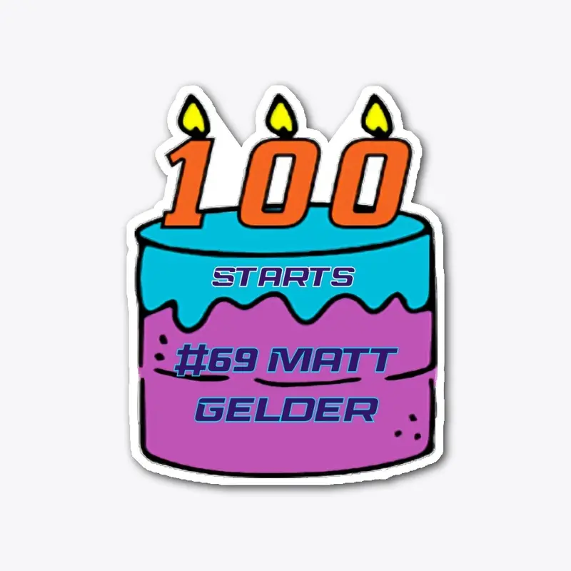 100 Start Sticker